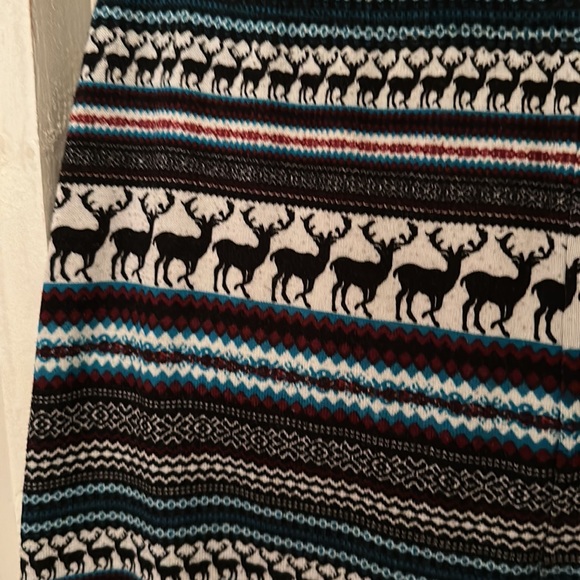 Leggings, Deer design,knit - Picture 2 of 4